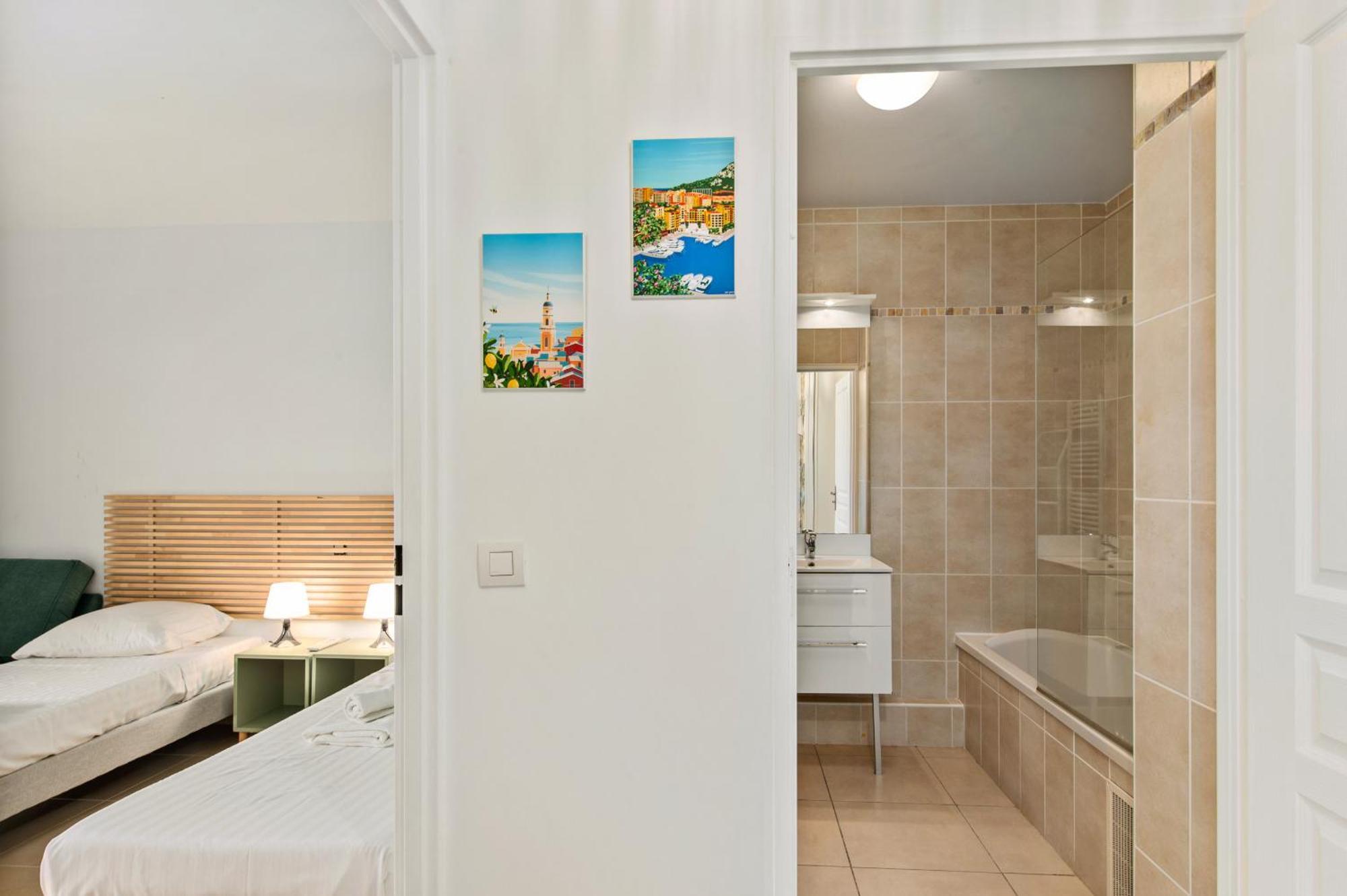 "L'Idyllique" Parking, Piscine, Plage, Calme Assure, Gare Roquebrune-Cap-Martin Exterior photo