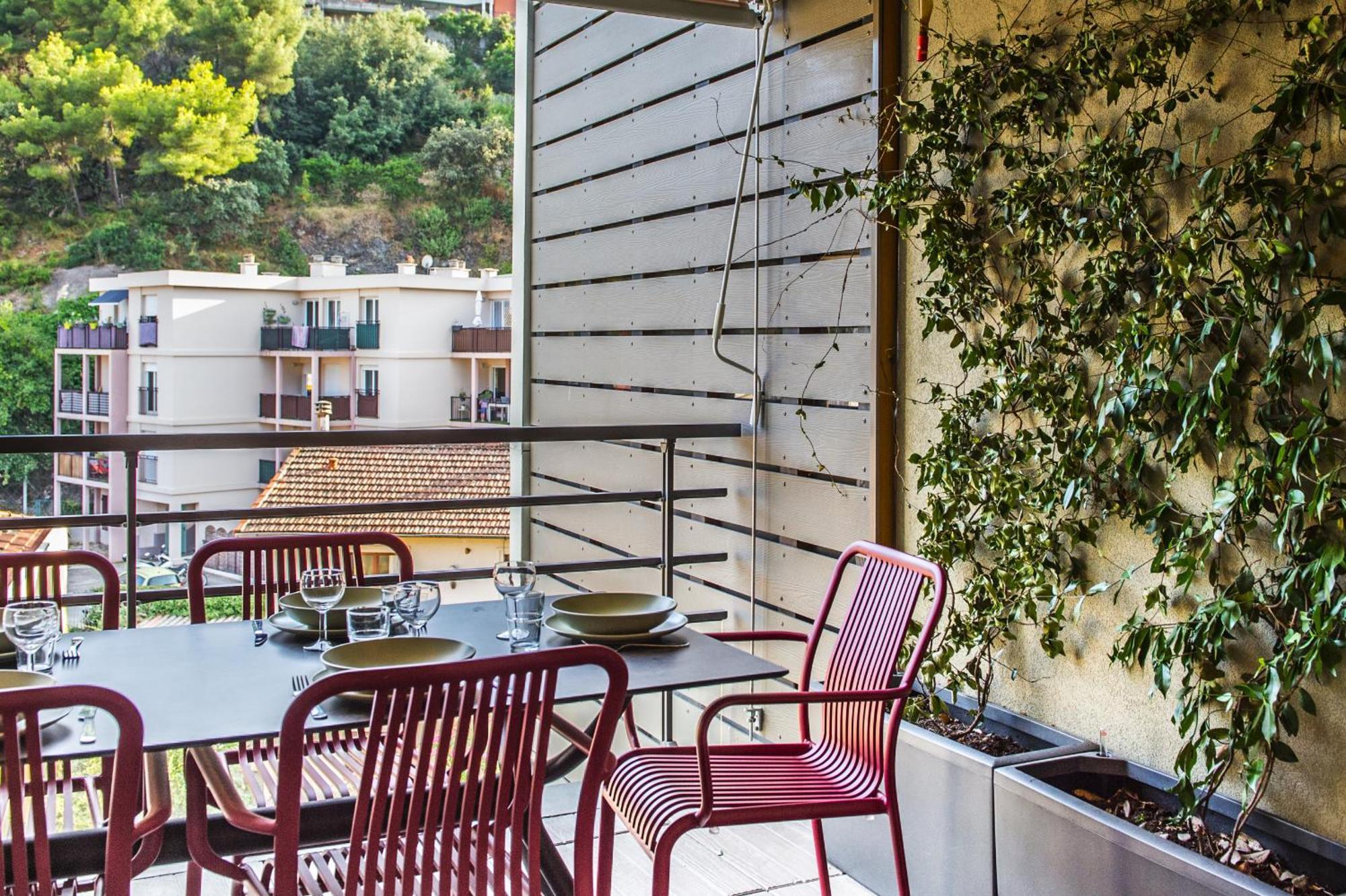 "L'Idyllique" Parking, Piscine, Plage, Calme Assure, Gare Roquebrune-Cap-Martin Exterior photo